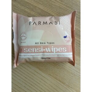 FARMASI Sensi Wipes Makeup Remover, Oil-Free and Moisture-Rich Facial & Eye Make